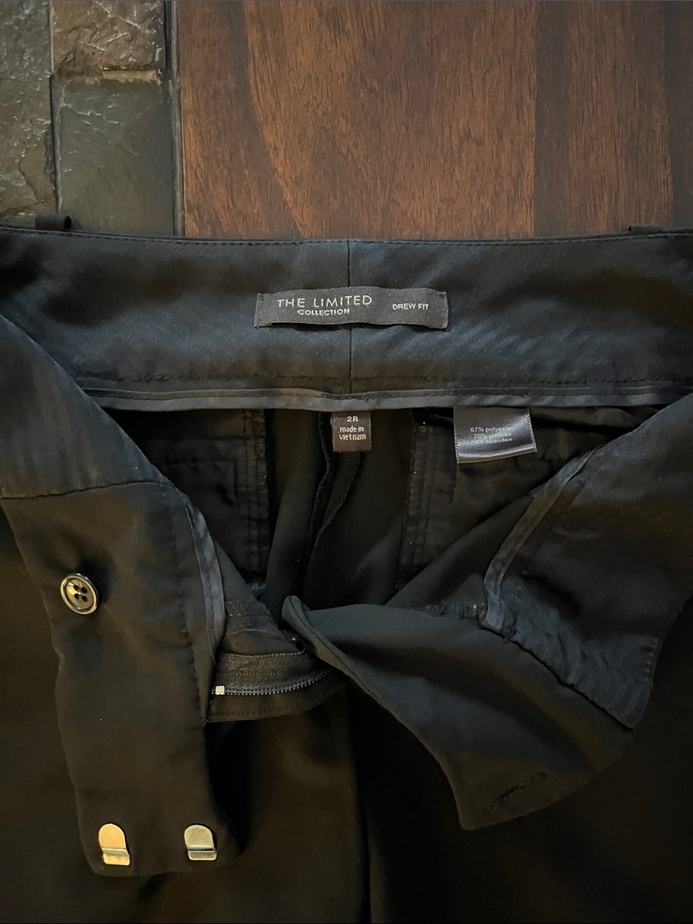 The Limited Black Drew Fit Dress Pants - Tailored Waistband